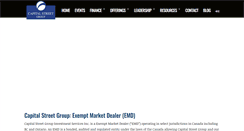 Desktop Screenshot of capitalstreetgroup.com